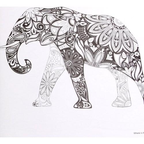 P82A Livre pour enfants Graffiti Coloring Book Peinture English Books Zen Mandalas