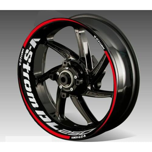 Suitable for Suzuki dl250 motorcycle sticker refitting waterproof wheel rim color paste reflective Decal