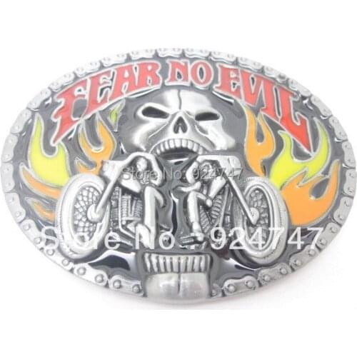 Fear No Evil belt buckle