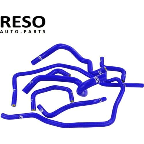 RESO--Blue 10 Pcs Silicone Radiator Coolant Hose Kit for Subaru Impreza WRX/STi GDB,EJ20 RSC010