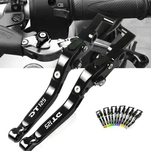 Motorcycle Brake Clutch Levers Adjustable For yamaha DT125R/DT125RL/DT125RE/DT125LC MK2 MK3/DT125RR DT125 DT 125 R RL RE LC RR