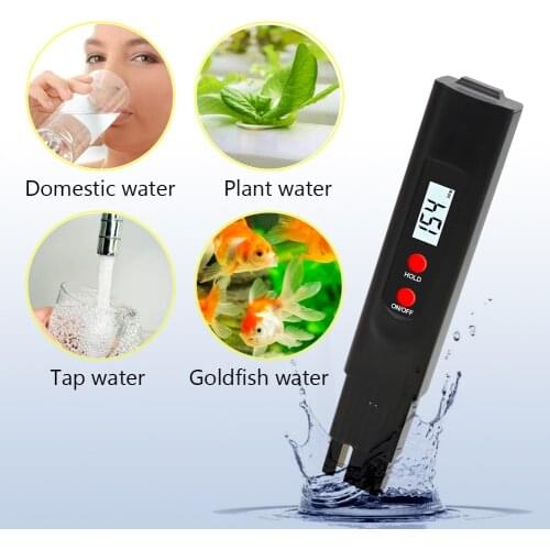 EC TDS Tester Aquarium Pool PH Meter Measurement Analysis Soil Acidity Test High Precision Water Hardness Instrument