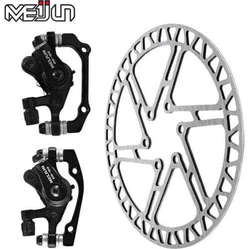 Meijun mountain bike front and rear disc brake clamp AB column with rotors Disc brakes with disc