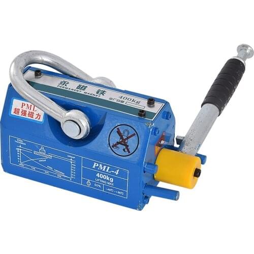 YS-400 400KG Quality Neodymium Magnet Lifter Sucking Disc Strong Magnetic Crane Effort Saving Design Permanent Magnet Sucker