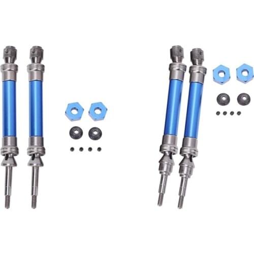 2PCS RC CVD Transmission Axle, Drive Shaft Set CVD Fit for Traxxas Slash 1/10 NSV775 Model Car
