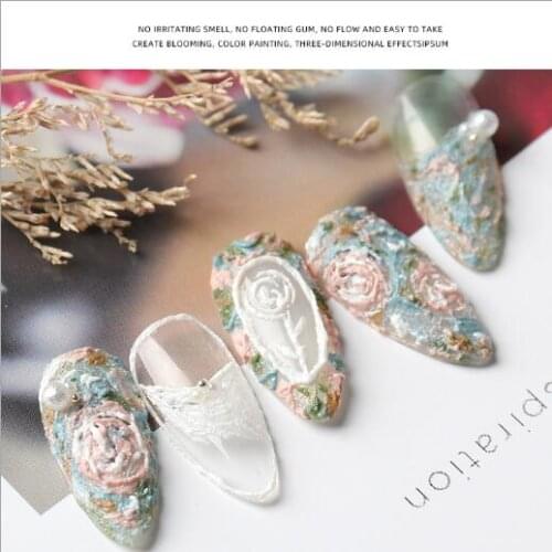 2020NEW! 3D Nail Plaster Gel Black White Cream Creative Wire Drawing Glue Nail Gel Point To Line Painting Gel Lacquer Varnish