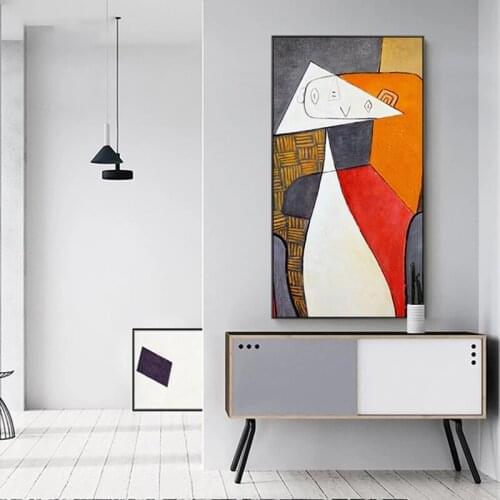 Abstract Canvas Paintings By Picasso Famous Abstract Art Reproductions Wall Posters and Print for Living Room Decor Cuadros