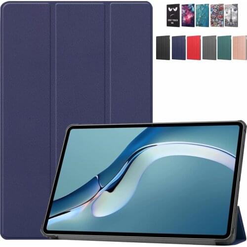 Case for Huawei Matepad Pro 2021 12.6 Inch Slim Magnetic Flip Stand PU Leather Tablet Cover for Huawei Matepad Pro WGR-W09 12.6