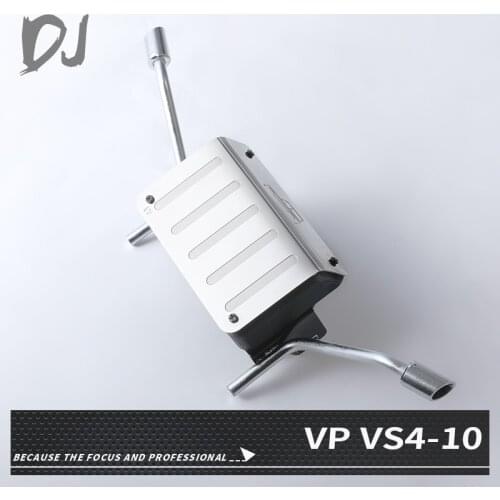 DJ VP VS4-10 Metal Simulation Fuel Tank Exhaust Pipe for 1/10 Rc crawler truck VP VS4 10 Car Tail Exhaust Pipes + Fuel Tanks