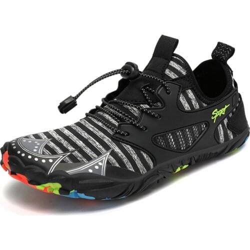 Men Water Shoes Comfortable Quick-Dry Wearproof Hiking-Shoes Summer Outdoor Antiskid Light Sports Boots 2021 New Brand 39-46