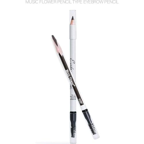 Cross Border Hot Selling Music Flower/yin le hua Natural Three-dimensional Holding Makeup Color Machete Eyebrow Pencil M6040k