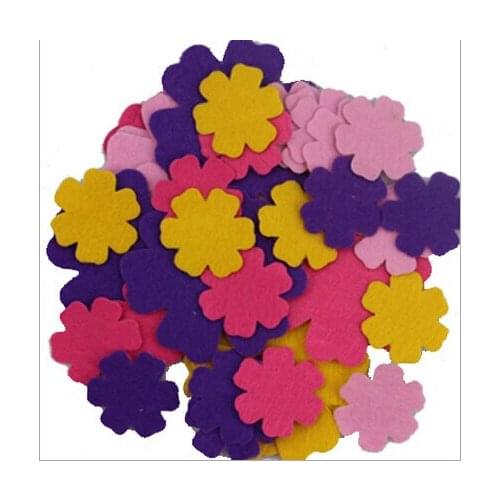 Cartoon Intellectual develop Kids DIY sewing Non-woven patches Kindergarden Handmade Crafts Cloth paste Children gift AU064