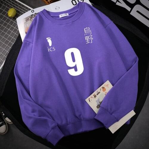 Kageyama Tobio Haikyuu Anime Prints Men Sweatshirt Street S-XXL Hooded Autumn Loose Hoodies Cartoons Casual Unisex Clothing