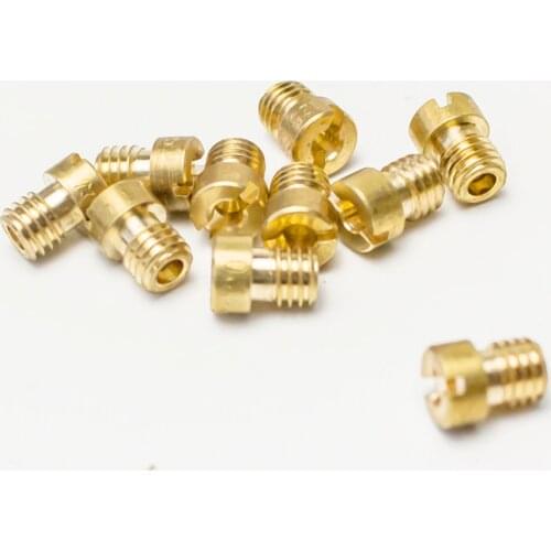 Set 10pcs M5 Main Jet for Keihin OKO KOSO PWK Carburetor 100 105 108 110 115 120 125 130 135 140