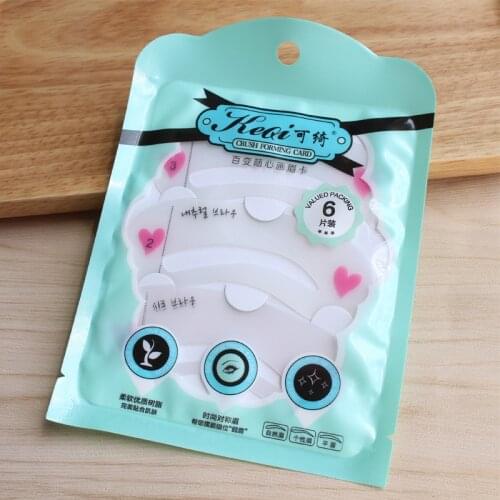 3 pairs Reusable Eyebrow Stencil Set Eye Brow DIY Drawing Guide Styling Shaping Grooming Template Eyebrow Card Easy Makeup Tool