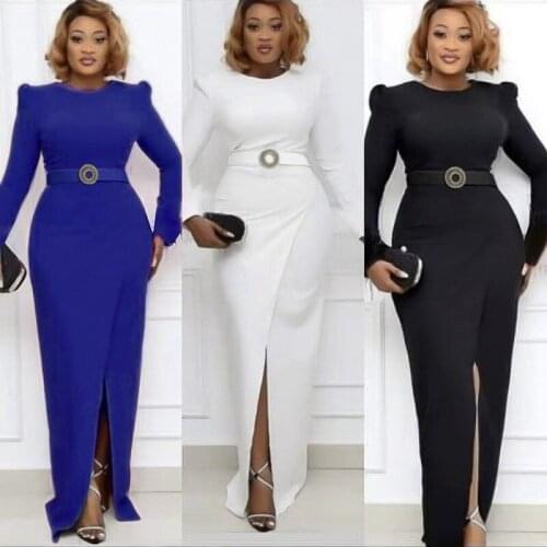 Autumn Winter Long Sleeve African Clothing African Long Dresses For Women Fashion Africaine Robe Maxi Dress Africa Clothes