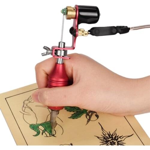 Advanced Rotary Tattoo Machine Tattooing Grips Cartridges Pen Motor Accessories Set, 33 Count