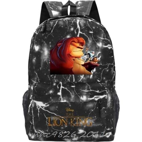Backpack Capacity school bag The Lion King backpacks for teengers gilrs Boys travel Daily Mochilas Sac A dos