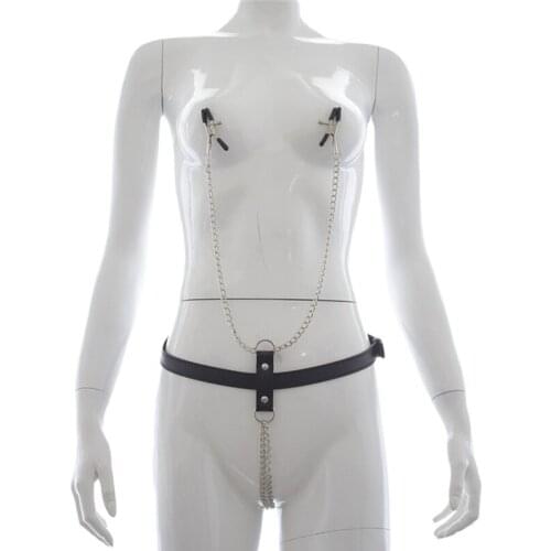 Adults Products Sex Games Bdsm Toys Adjustable Clamps with Chain Metal Nipple Clips Breast Bondage Restraints Women Sex Toy