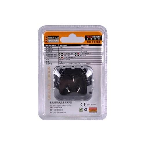 EARTHING AU socket testersafety instrument Electric Outlet Receptacle Tester Tester PM6860CR
