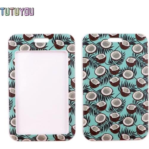 1pcs PC2878 Fruit Coconut Neck Strap Lanyard For Keys ID Card Gym Mobile Phone Straps USB Badge Holder DIY Hang Rope