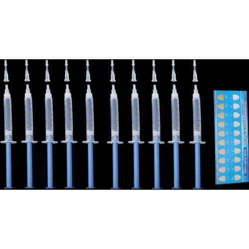 10 Pcs Strong Teeth Whitening Gel Whitener Cleaning Bleaching White