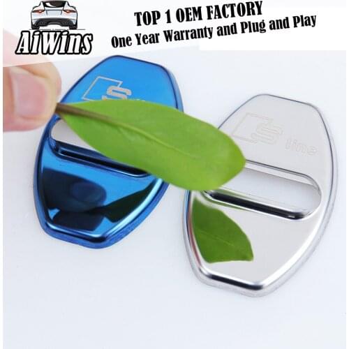 Aiwins Car Styling For Most Of Audi A3 A4L A6 Q5 Q3 Q2L Car Doorlock Door Lock Protective Cover