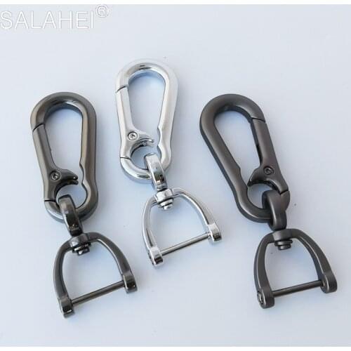 Pretty Horseshoe Buckle Black silver Car Keychain Key Chain Auto Key Rings Interior Accessories Creative Gift For Car Styling