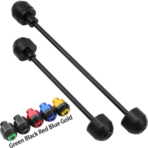 For TRIUMPH DAYTONA 675 2011 2012 2013 2014 Front Rear Wheel Slider Fork Axle Crash Protector Swing Arm Pad Guard Aluminum NEW