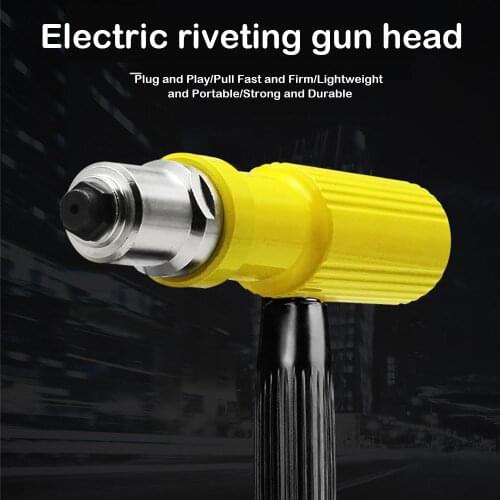 Electric Rivet Nut Gun Pop Riveting Drill Adaptor Nozzle Rivet AdapterSuitable 2.2-3.2mm Pull Riveting Machine