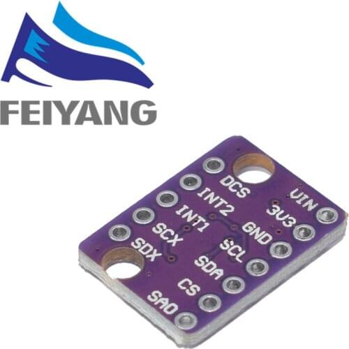 GY-LSM6DS3 Accelerometer Gyro Embedded Digital Temperature Sensor Board SPI IIC I2C Interface Breakout Module LSM6DS3