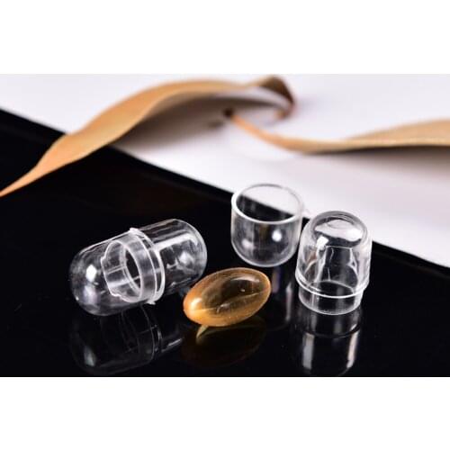 10pcs Easy To Use 10Pcs Big Size Hollow Capsules Empty Pill Capsule Medicine Capsule 14mm White Empty Capsules