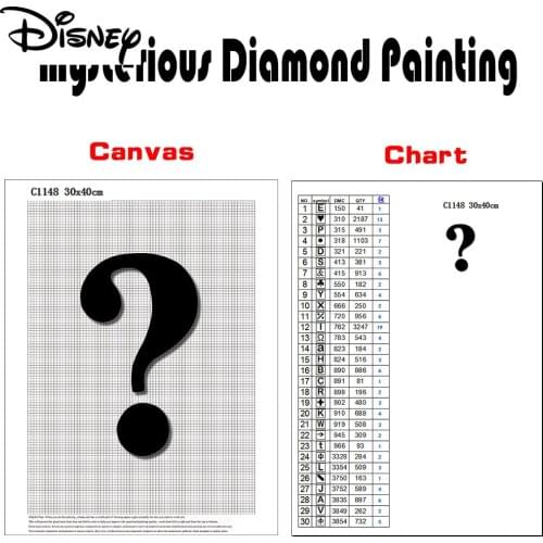 Disney Unknown 5D DIY Mysterious Diamond Embroidery Painting Cross Stitch Full Square Drill Uncharted Home Decor Gift
