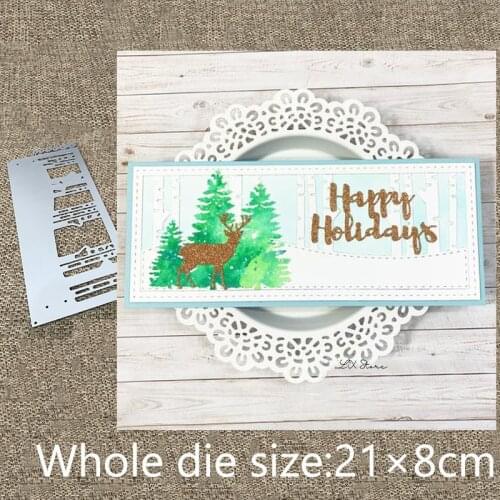 New Design Craft Metal stencil mold Cutting Dies trunk frame decoration scrapbook die cuts Album Paper Card Craft Embossing