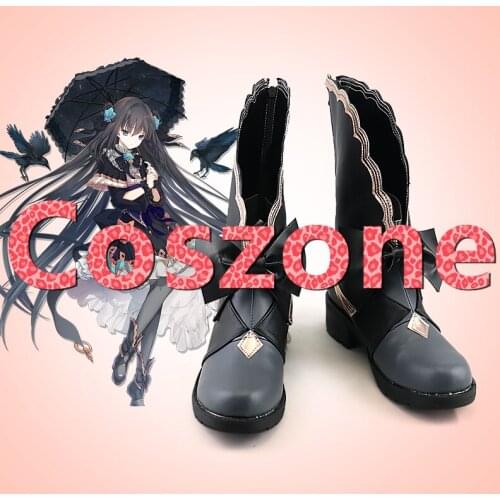 Game Arcaea Tairitsu Cosplay Shoes Boots Halloween Carnival Cosplay Costume Accessory