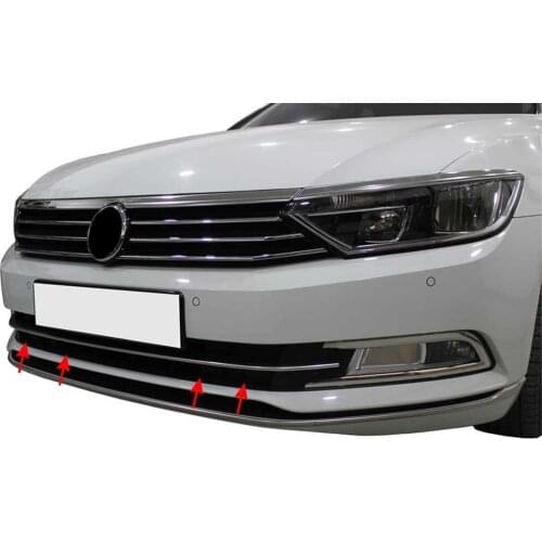 Volkswagen Passat B8 For 2015-2019 Model Stainless Steel Front Bumper Grille