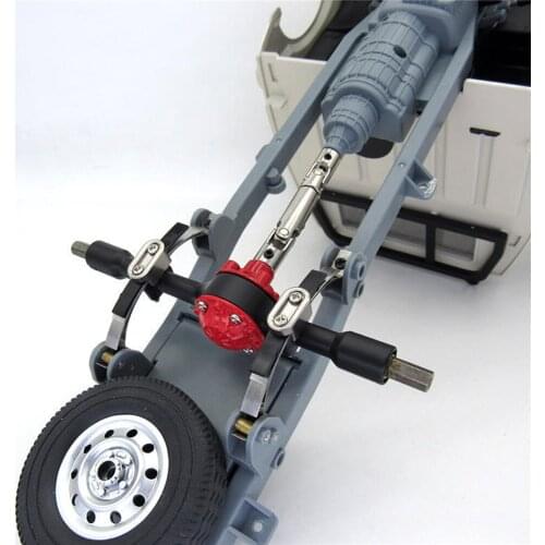 Suitable to Metal Rear Axle Assembly Drive Shaft Upgrade Kit for WPL D12 RC Car Repair Tool Modification Parts