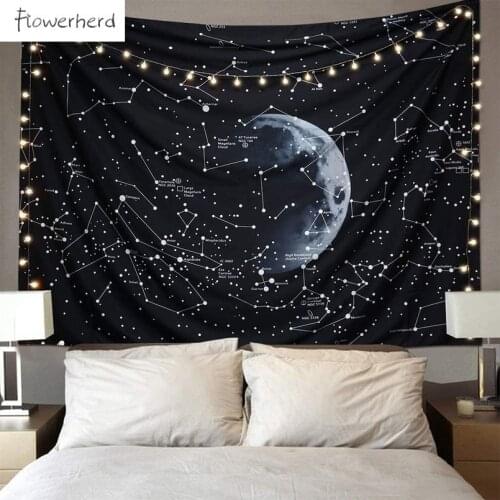 Psychedelic Constellation Galaxy Space Pattern Wall Tapestry Wall Hanging Tapestries Star Tapestry Wall Home Bedroom Decoration