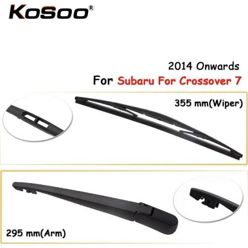 KOSOO Auto Rear Wiper Blade For Subaru For Crossover 7,355mm 2014 Onwards Rear Window Windshield Wiper Blades Arm,Car Accessorie