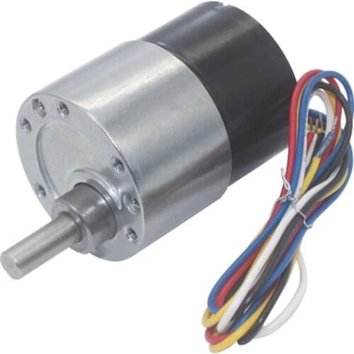 JGB37-3525 37mm Diameter Gearbox Low Noise Long Life High Torque 12v 24v Brushless DC Gear Motor Silent Bldc Gear Motor