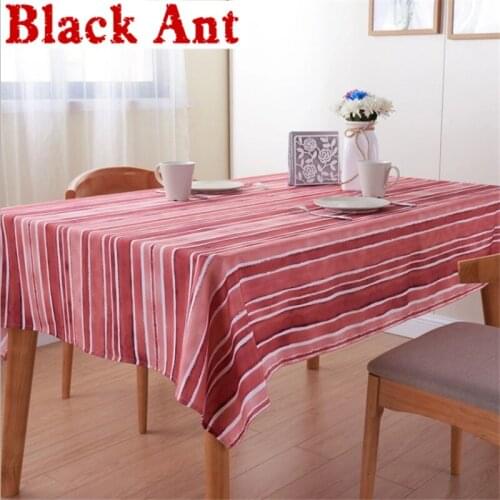 Modern Polyester Striped Tablecloth Waterproof Coffee Tea Table Cover Rectangle All Match Home Decorative ZB-JD1075ZB-JD1075