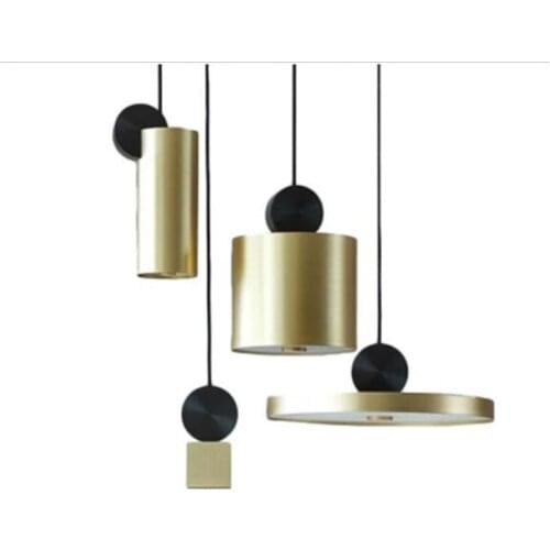 Post-modern Designer Magic Box Geometric Metal Led Pendant Light for Dining Room Bedroom Besdise Entrance Deco 80-265V 1649