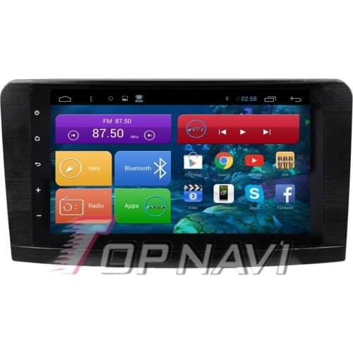 Topnavi Quad Core Android 6.0 Car GPS Navigation for ML GL W164(2005 2006 2007 2008 2009 2010 2011 2012) For Benz Radio,NO DVD