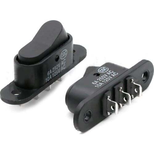 5PCS 3Pin 2 Position Rocker Switch Rice Cooker Household Appliances Accessories with Ears Household Electric Accessoies