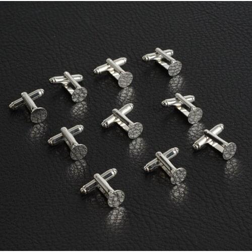 Hot New Hot Sale 8mm 50Pcs Fashion Round Metal Cufflink Backs,fashion cufflinks for men