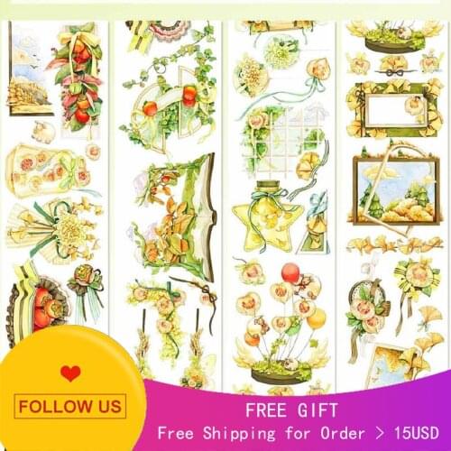 1 Loop Washi Tape Sample Pet Crystal Ink Landscape Release