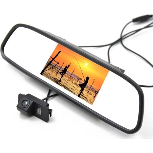 4.3 inch car rear view monitor LED Car Reverse Camera for Ford Focus Mondeo S-Max Kuga Rear View Backup Parking Assistance Cam