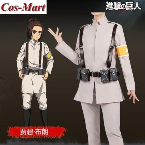 Anime Attack On Titan Gabi Braun Cosplay Costume Fashion Combat Uniform Unisex Activity Party Role Play Clothing Custom-Make Any