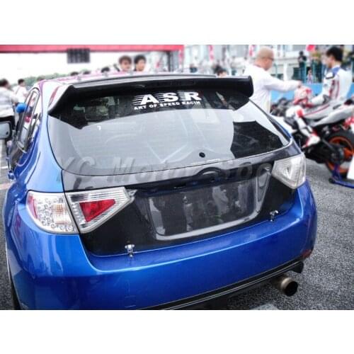 Car Accessories Carbon Fiber OEM Style Trunk Lid Fit For 2008-2014 Impreza GRB WRX STI Rear Hatch Trunk Boot Lid