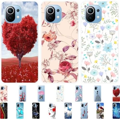 For Xiaomi Mi 11 Case Silicone TPU Cover Phone Case For Xiaomi 11 Case